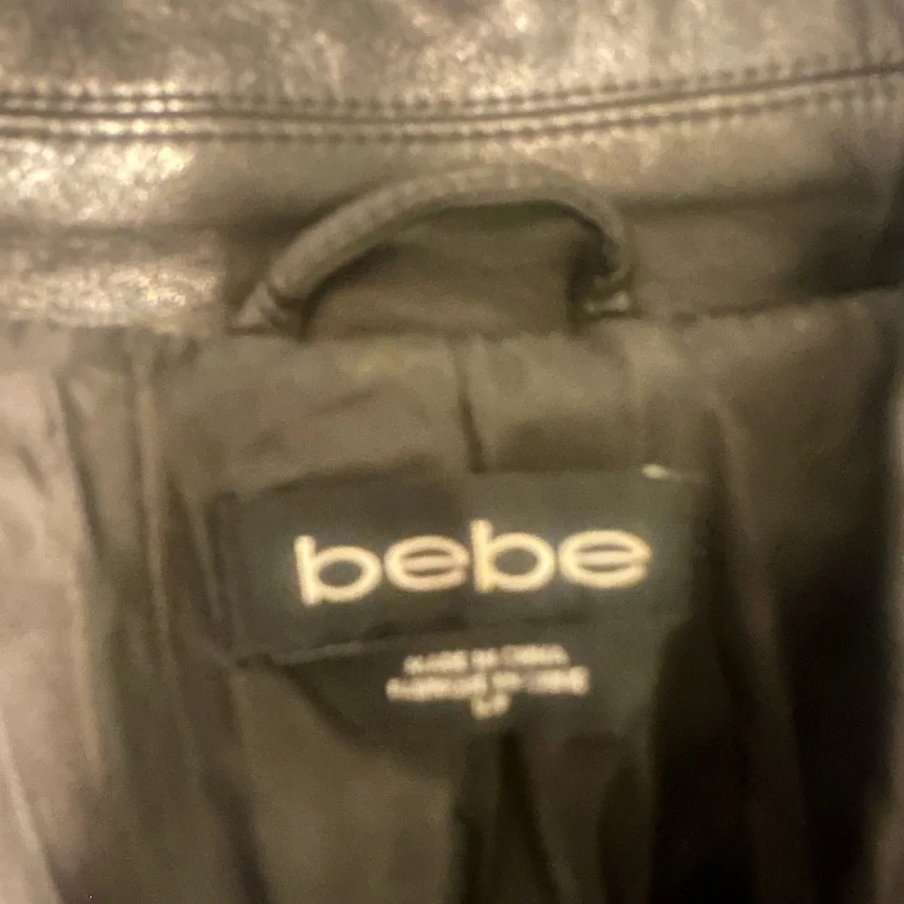 Bebe Leather Jacket Size Small - Picture 3 of 3